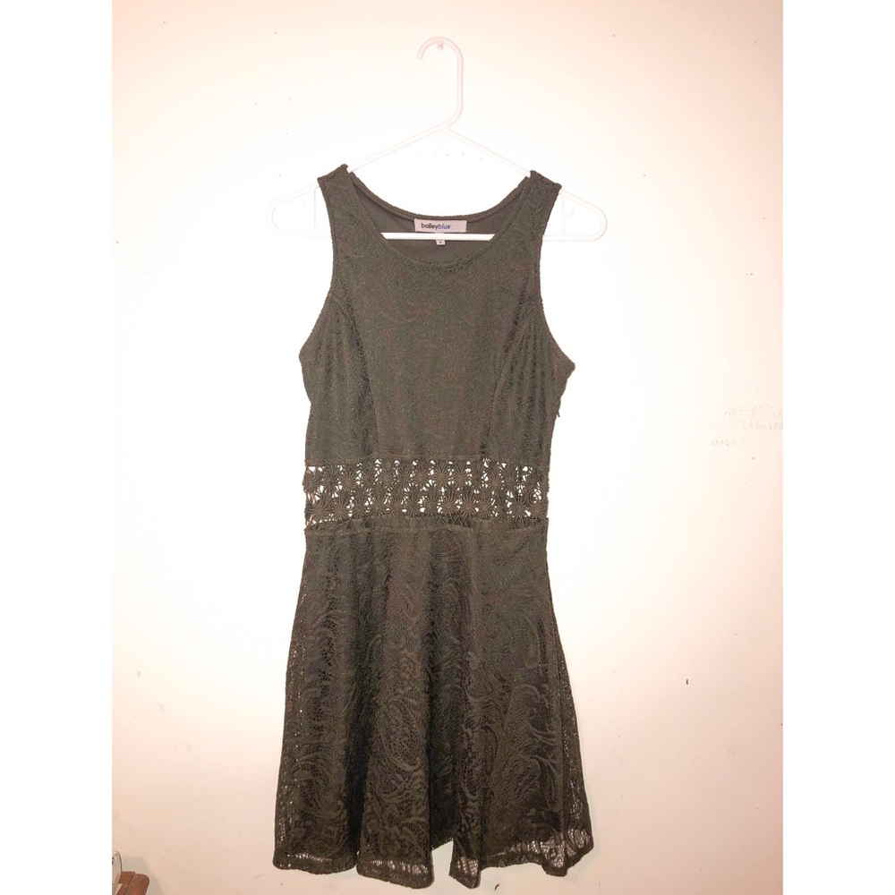 Bailey Blue Forest Green Dress